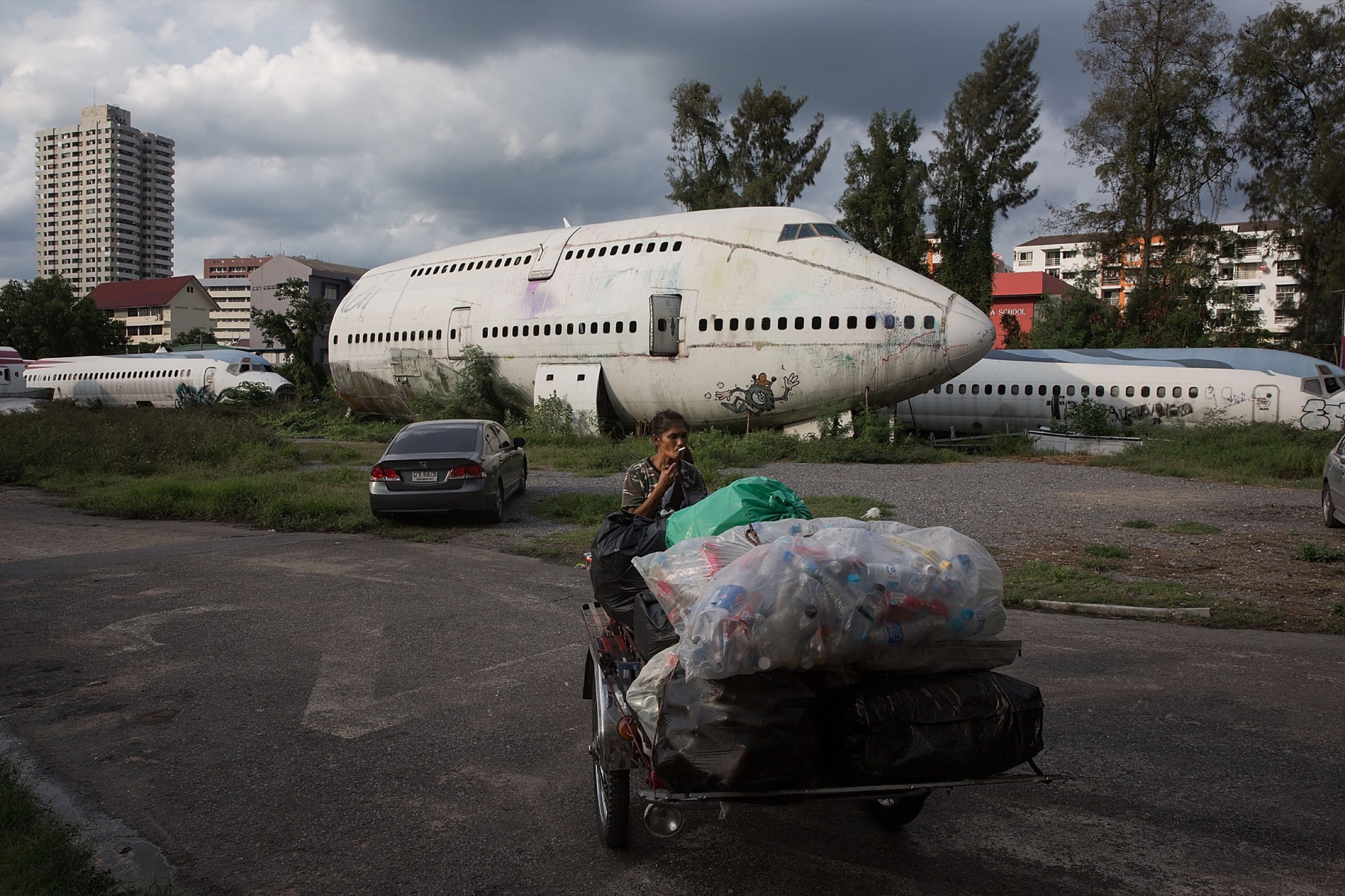 Bangkok's Airplane Squatters, Bangkok, Thailand