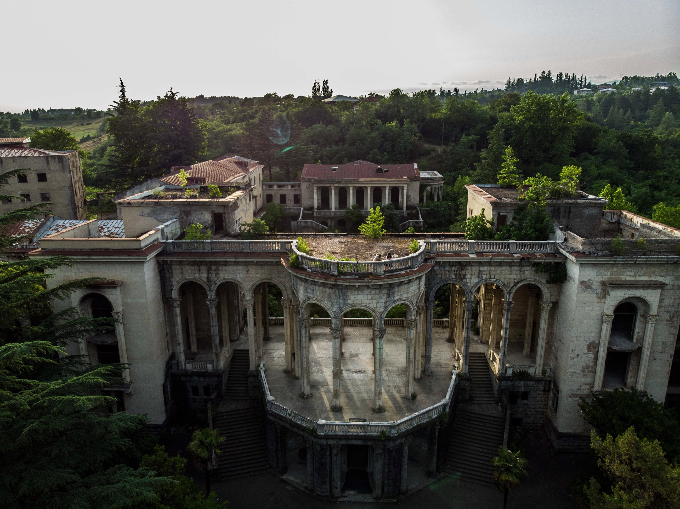 Georgia's Sanatorium Refugees, Tskaltubo, Georgia